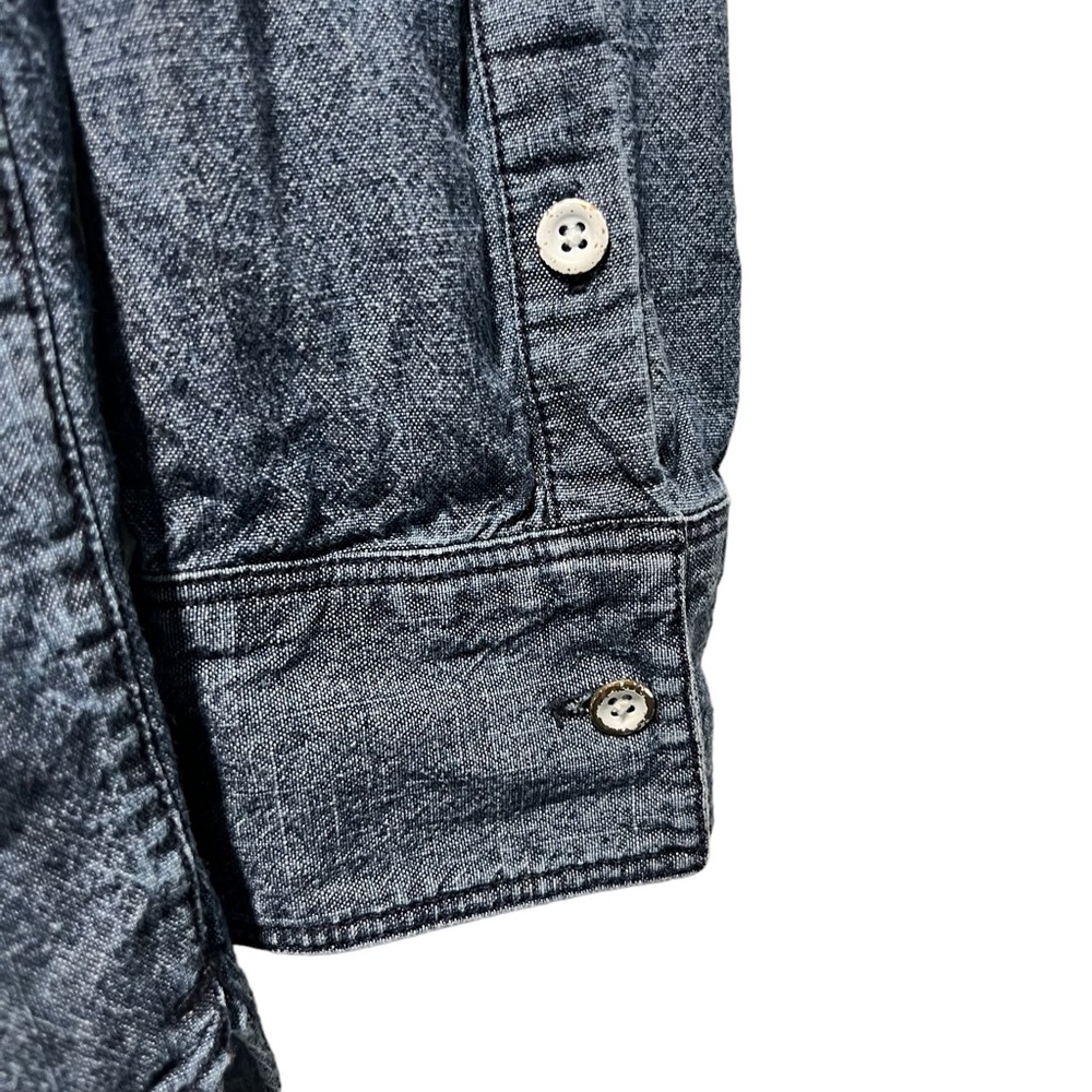 MADEWELL 100% cotton Lightweight Denim Button Down Long Sleeve Shirt XS - Picture 5 of 9